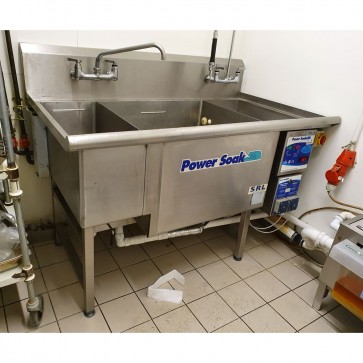 used commercial power soak sink 2