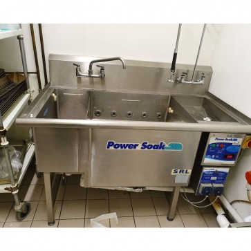 used commercial power soak sink 3