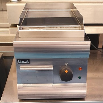used lincat gs3 c hard chrome plate griddle 2