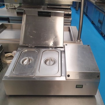used small salad prep fridge 3