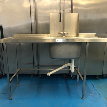 used stainless steel pre rinse sink 2