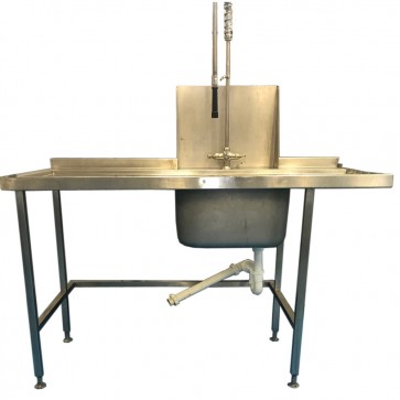 used stainless steel pre rinse sink