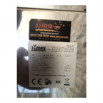 used zumex speed orange juicer3