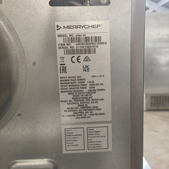 Merrychef Eikon E4 High Speed Oven