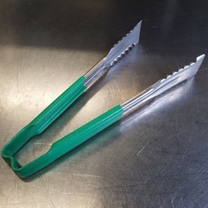 Vollrath Green Handled Tongs