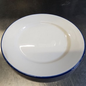 Pair of Dudson Blue Rimmed Small Plates