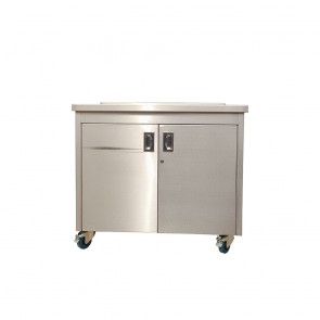 Stainless Steel Cupboard On Wheels