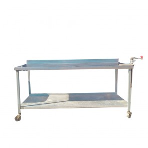 184 width Stainless steel table 