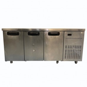 Inomak Commercial 3 Door Refrigerated Prep Counter
