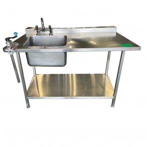 Left side Basin with Mixer Tap and Opener