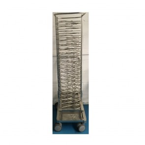Used Rational mobile plate rack