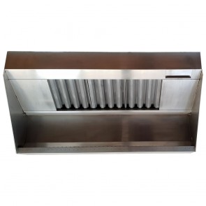 Used Small Commercial Kitchen Canopy 1.5 Metre