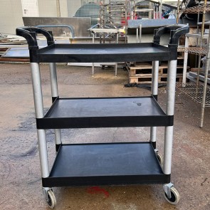 3 Tier Plastic Catering Trolley