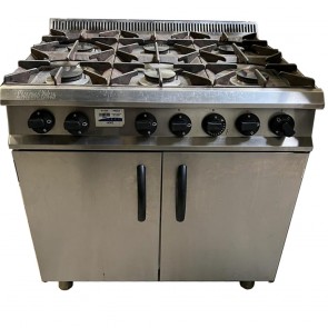 MOORWOOD VULCAN 6 BURNER GAS COOKER OVEN
