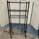 Black Catering Shelving on Wheels